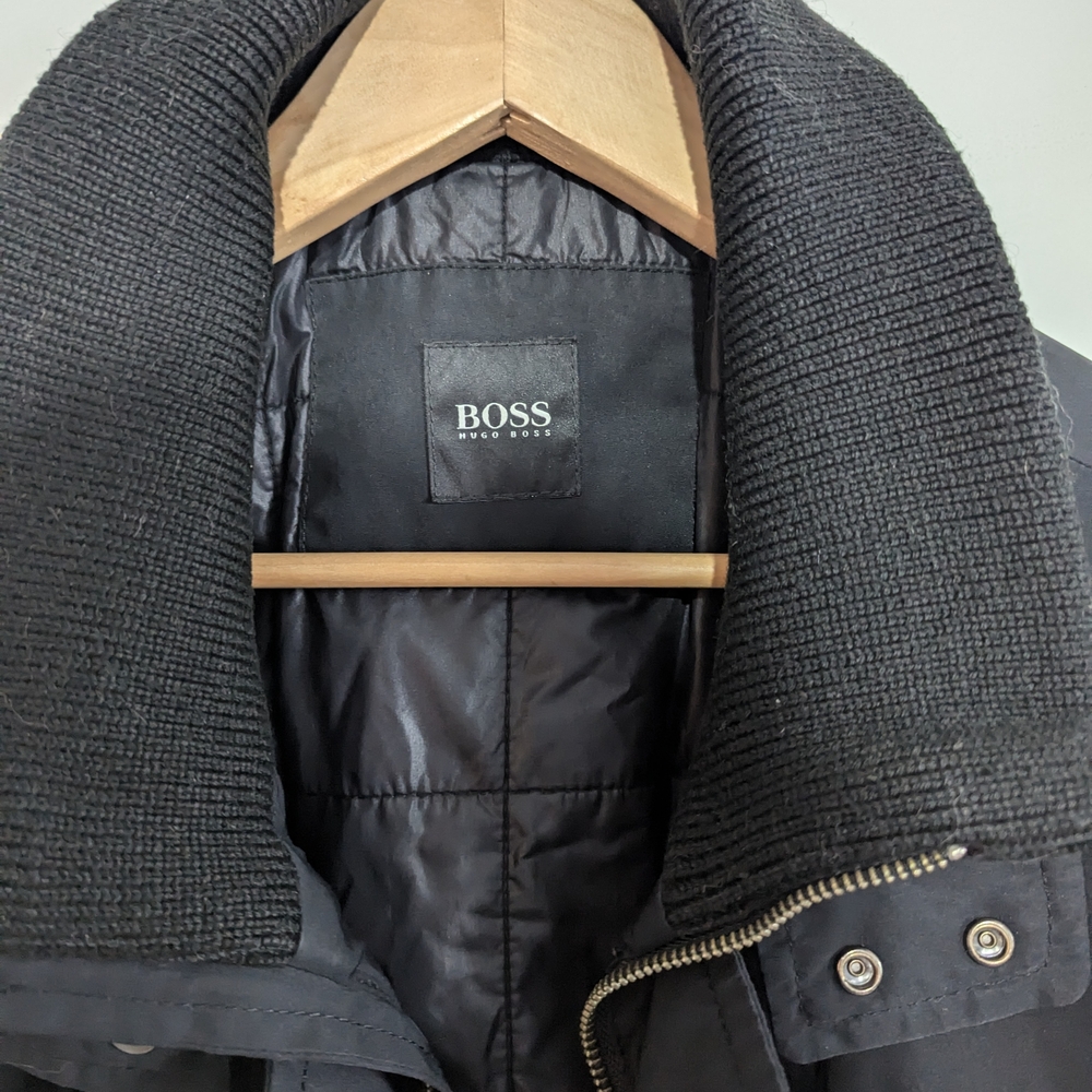 Boss Black Performance Jacket with Relaxed Fit and Zipper Closure - Picture 2 of 5